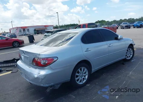 2004 Lexus Es z USA, uszkodzony, nr VIN JTHBA30G545011359